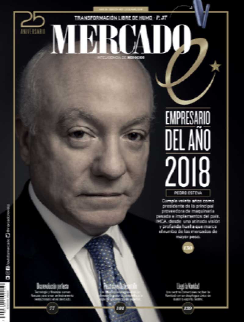 Revista Mercado Empresario del Año 2018 Pedro Esteva